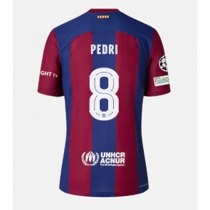 Barcelona Pedri Gonzalez #8 Koszulka Podstawowych 2023-24 Krótki Rękaw